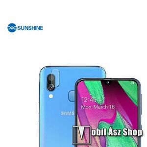 SUNSHINE Hydrogel TPU kameravédő fólia - Ultra Clear, ÖNREGENERÁLÓ! - 1db - SAMSUNG Galaxy A40 (SM-A405F) - GYÁRI kép