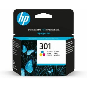 HP CH562EE Tintapatron DeskJet 2050 nyomtatóhoz, HP 301, színes, ... kép