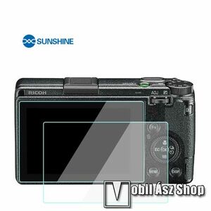 SUNSHINE Hydrogel TPU kamera, fényképező védőfólia - Ultra Clear, ÖNREGENERÁLÓ! - 1db, a kijelzőt védi - Ricoh GR III - GYÁRI kép