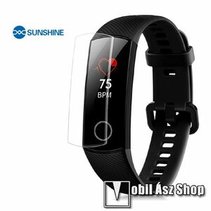 Honor Band 4, Sunshine Hydrogel TPU okosóra képernyővédő fólia, Ultra Clear, Önregeneráló!, 1db kép