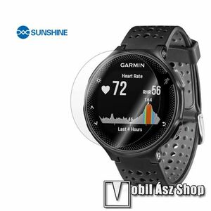 Garmin Forerunner 225, 235, 620, 630, Sunshine Hydrogel TPU okosóra képernyővédő fólia, Ultra Clear, Önregeneráló!, 1db kép