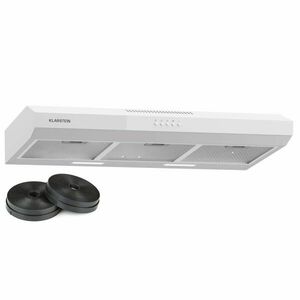Klarstein Contempo 90, páraelszívó, 90 cm-es, szekrény alatti, 200 m³/ó, LED, akril, rozsdamentes acél kép