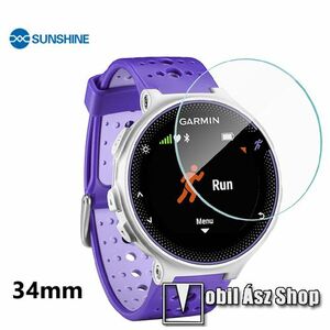 SUNSHINE Hydrogel TPU okosóra képernyővédő fólia - Ultra Clear, ÖNREGENERÁLÓ! - 1db - UNIVERZÁLIS - 34mm átmérőjű - GYÁRI kép