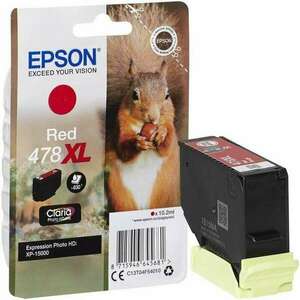 Epson T04F5 Tintapatron Red 10, 2ml No.478XL, C13T04F54010 kép