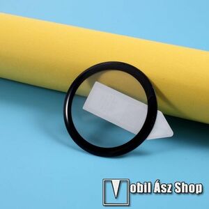 RURIHAI okosóra előlap védő karcálló flexibilis edzett üveg - 1db, 9H, 3D, A teljes felületén tapad! - A TELJES ELŐLAPOT VÉDI! - FEKETE - SAMSUNG Galaxy Watch Active2 40mm - GYÁRI kép