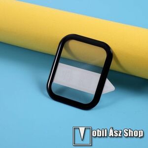 RURIHAI okosóra előlap védő karcálló flexibilis edzett üveg - 1db, 9H, 3D, A teljes felületén tapad! - A TELJES ELŐLAPOT VÉDI! - FEKETE - Xiaomi Amazfit GTS / Xiaomi Amazfit BIP Lite / BIP S / Huami Amazfit Youth Edition Lite - GYÁRI kép
