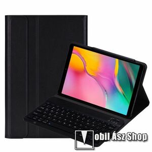 Notesz / mappa tok - FEKETE - oldalra nyíló, mágneses záródás, asztali tartó funkció, kivehető bluetooth billentyűzet (ANGOL KIOSZTÁSÚ!) - SAMSUNG Galaxy Tab S6 Lite (2024) / (2022) / (2020) kép