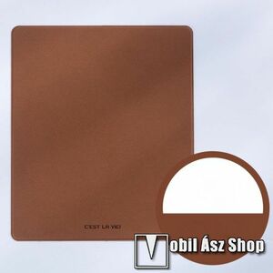 Vízálló PU bőr Egérpad - 27 x 23cm - BARNA kép
