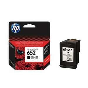 Hp patron no 652 fekete tintapatron ink advantage F6V25AE kép