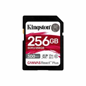 Kingston Technology Canvas React Plus 256 GB SD UHS-II Class 10 kép