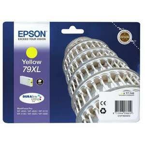Epson 79XL T7904 Yellow tintapatron eredeti C13T79044010 Pisai fe... kép