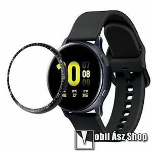 Okosóra lünetta védő rozsdamentes acél - FEKETE - SAMSUNG Galaxy Watch Active2 44mm kép