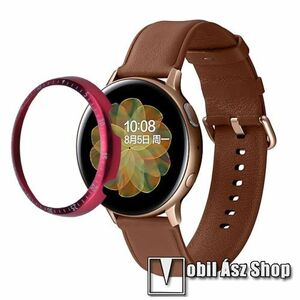 Okosóra lünetta védő rozsdamentes acél - PIROS - SAMSUNG Galaxy Watch Active2 40mm kép