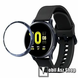 Okosóra lünetta védő rozsdamentes acél - KÉK - SAMSUNG Galaxy Watch Active2 40mm kép