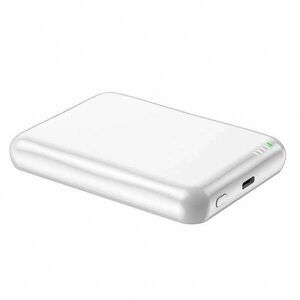 Magnet Wireless Powerbank Vipfan F12, 20W 5000mAh (white) kép