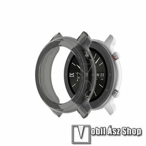 Okosóra szilikontok - ÁTTETSZŐ FEKETE - Xiaomi Amazfit GTR 47mm kép