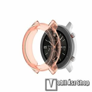 Okosóra szilikontok - ÁTTETSZŐ NARANCSSÁRGA - Xiaomi Amazfit GTR 42mm kép
