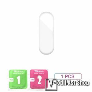 Xiaomi Mi Band 5, Amazfit Band 5, TPU okosóra képernyővédő fólia, 1db, Clear, törlőkendővel kép