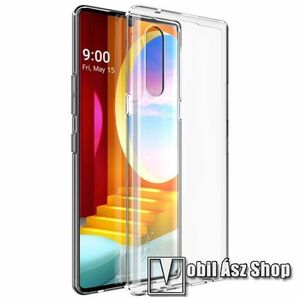 IMAK UX-5 szilikon védő tok / hátlap - 1, 3mm vékony - ÁTLÁTSZÓ - LG Velvet 4G (LMG910EMW / LM-G910EMW) / LG Velvet 5G (LM-G900N / LM-G900EM) - GYÁRI kép