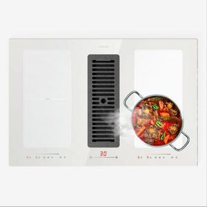 Klarstein Full House 77 Down Air System, indukciós tűzhely + páraelszívó, 477 m³/h, A energiahatékonysági osztály kép