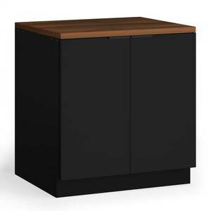 Blumfeldt WoodVista mosogató alatti szekrény, Robusztus, Soft-Close zsanérok, Alumínium fogantyúk kép