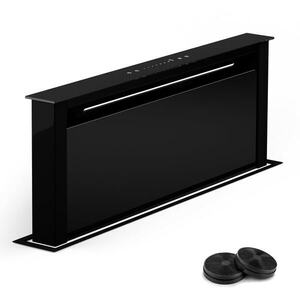 Klarstein Royal Flush Eco 75, páraelszívó, 75 cm, 650 m³/h, EEK A++, aktívszén szűrőkkel együtt kép