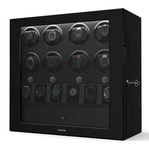 Klarstein ChronoVault óratekercselő, 8+6 óra, vegán, magas fényű, 4 üzemmód, Mabuchi motor, LED, aljzat kép