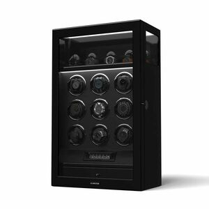 Klarstein SecureTouch óratekercselő, 9+4 óra, Mabuchi motor, zongoralakk, 41 üzemmód, zár, LED-ek kép