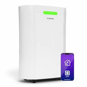Klarstein AeroDry Smart 12 párátlanító, 12 l/nap, 18 m², páratartalom érzékelő, irányítás alkalmazás segítségével, 135 m³/h kép