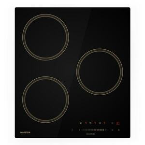 Klarstein Victoria indukciós főzőlap, 45 cm, 6 600 W, 3 főzőzóna, csúszka vezérlés, boost kép