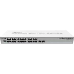Mikrotik CRS326-24G-2S+RM Cloud Router Switch 24x1000Mbps + 2x10G... kép