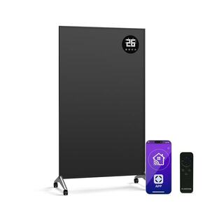 Klarstein Wonderwall Smart Bornholm infravörös hősugárzó, 800 W, Intelligens vezérlés, falra szerelés, LED-Kijelző kép