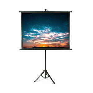 Medium Tripod Vetítővászon állvánnyal (178x178 cm 1: 1) Matt fehér kép