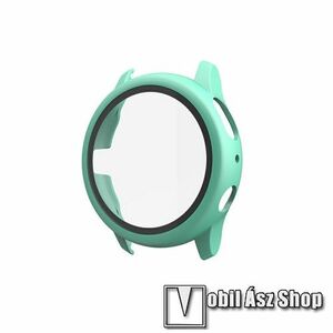 Okosóra műanyag védő tok / keret - VILÁGOSZÖLD - 9H edzett üveg előlap védő is! - SAMSUNG Galaxy Watch Active2 40mm kép