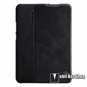 NILLKIN QIN notesz tok / flip tok - oldalra nyíló flip cover, bankkártyatartó zseb, műanyag belső - FEKETE - Xiaomi Redmi 9 / Xiaomi Redmi 9 Prime - GYÁRI kép