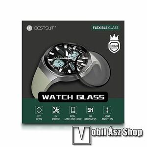 Okosóra Flexible 5H Nano Glass rugalmas edzett üveg - 0.2mm, 5H, A képernyő sík részét védi - SAMSUNG Galaxy Watch Active2 44mm kép