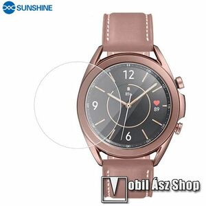 Samsung Galaxy Watch3 41mm, Sunshine Hydrogel TPU okosóra képernyővédő fólia, Ultra Clear, Önregeneráló!, 1db kép