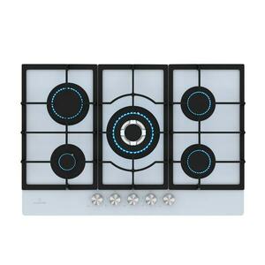 Klarstein Ignito 5 zónás gáz főzőlap, 5 Égő, elektr. gyújtás, Wok, cseppfolyósított vagy földgázhoz kép