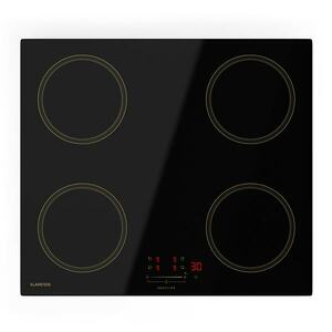 Klarstein Victoria indukciós főzőlap, 60 cm, 4 főzőlap, csúszka, Boost funkció kép