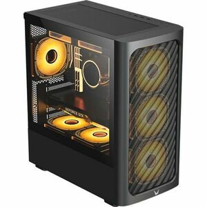 Formula Számítógépház - Air Mesh G3 Black (fekete, ablakos, 1x12c... kép