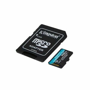Kingston memóriakártya microsdxc 256gb canvas go plus gen4 200r a... kép