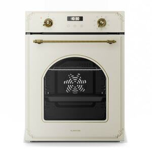 Klarstein Victoria beépített sütő 45 cm 49 l krémszín kép