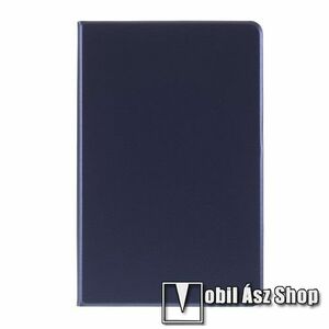 Notesz tok / mappa tok - SÖTÉTKÉK - asztali tartó funkciós, oldalra nyíló, szilikon belső - SAMSUNG Galaxy Tab A7 10.4 (2020) (SM-T500/T505) / (2022) (SM-T509) kép