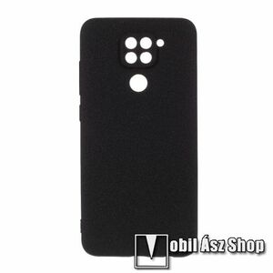 Szilikon védő tok / hátlap - MATT - FEKETE - Xiaomi Redmi Note 9 / Xiaomi Redmi 10X 4G kép