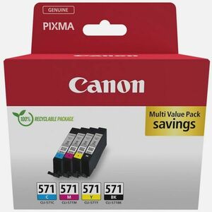 Canon CLI-571 Tintapatron Multipack 4x7 ml kép