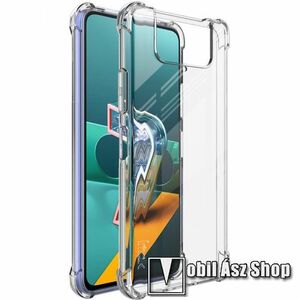 IMAK Silky szilikon védő tok / hátlap - ÁTLÁTSZÓ - ERŐS VÉDELEM! - képernyővédő fóliával! - ASUS Zenfone 7 (ZS670KS) / ASUS Zenfone 7 Pro (ZS671KS) - GYÁRI kép