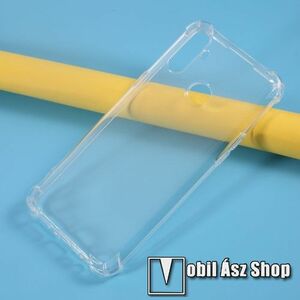 Szilikon védő tok / hátlap - FÉNYES - ÁTLÁTSZÓ - erősített sarkok - Realme C3 (3 cameras) kép