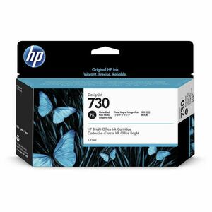 HP P2V67A Patron Photo Black 130ml No.730 (Eredeti) kép