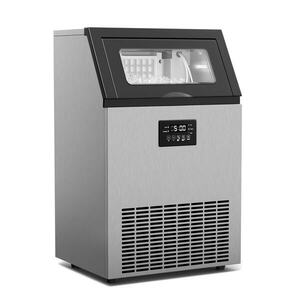 Klarstein Glacial ipari jégkészítő 45 kg LED kijelzővel és ablakkal kép