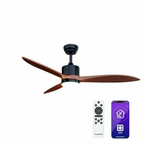 Klarstein SkyBreeze Smart mennyezeti ventilátor, Beltéri és kültéri használat, Intelligens vezérlés, IP44, 40 dB kép